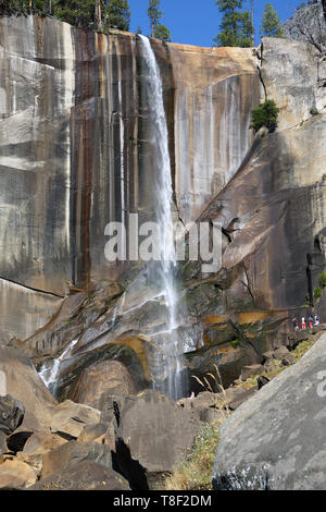 Vernal Fall von Nebel Trail Stockfoto