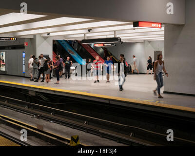 Transport in Montreal, die größte Stadt in der kanadischen Provinz Québec. Stockfoto
