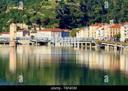 Frankreich, Isère, Vienne, der Rhone Stockfoto