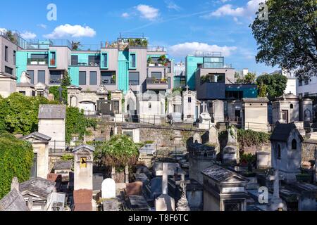 Frankreich, Paris, 18. Bezirk, Friedhof von Montmartre Stockfoto