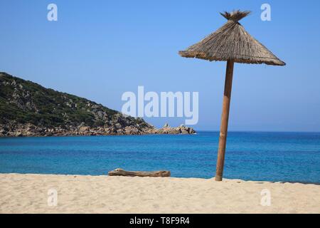 Frankreich, Corse du Sud, SartÞne, Tizzano Strand Stockfoto