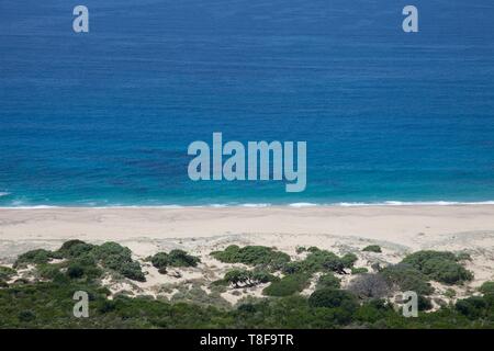 Frankreich, Corse du Sud, SartÞne, roccapina Strand Stockfoto