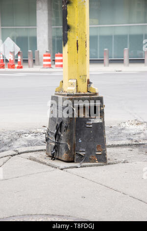 Ampel in Minneapolis Minnesota Stockfoto