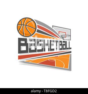 Vektor logo für Basketball Stock Vektor