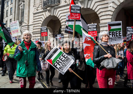 Nationale Demonstration für Palästina, London, UK 11.05.2019 Stockfoto