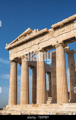 Parthenon Tempel auf der Akropolis, Athen. Stockfoto