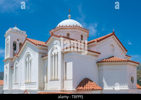 Metropole Andros Kirche in Chora Stadt auf der Insel Andros Stockfoto