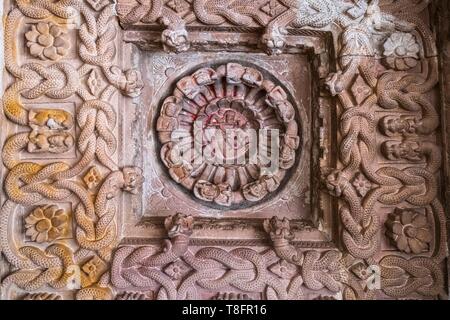 Indien, Rajasthan, Osiyan (oder Osian), das Tor zur Wüste Thar, Sachiya Mata Hindu Tempel Stockfoto