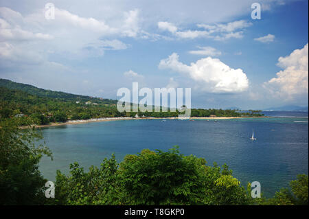 Pantai Senggigi Beach, Insel Lombok, Nusa Tenggara, Indonesien Stockfoto