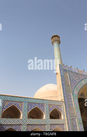 Die südlichen Iwan, Jameh oder Freitag Moschee, Isfahan, Iran Stockfoto