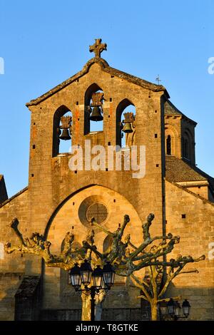 Frankreich, Correze, Aubazine, römische Zisterzienserabtei vom 12. Jahrhundert und das Kloster Stockfoto