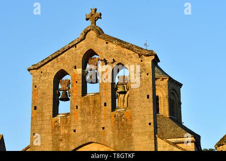 Frankreich, Correze, Aubazine, römische Zisterzienserabtei vom 12. Jahrhundert und das Kloster Stockfoto