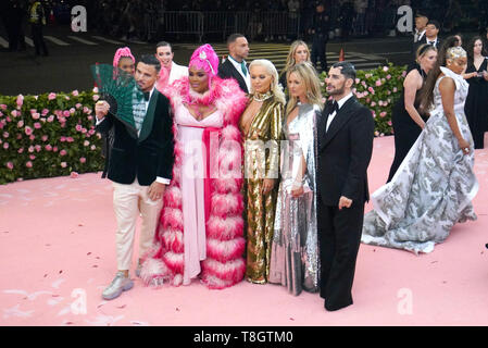 Char Defrancesco (links), Lizzo, Rita Ora, Kate Moss und Marc Jacobs an der Metropolitan Museum der Kunst Kostüm Institut Benefiz-gala 2019 in New York, USA. Stockfoto