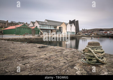 Die Shetland Museum und Archiv at Hay's Dock in Lerwick, Shetland Isles, im Norden von Schottland, Großbritannien. Stockfoto