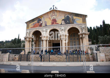 Getsemani, Gethsemane, Jerusalem, Israel (nur fuer redaktionelle Verwendung. Keine Werbung. Referenzdatenbank: http://www.360-berlin.de. © Jens Knappe Stockfoto