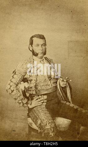 Sevilla. Retrato torero Manuel Domínguez. Stockfoto