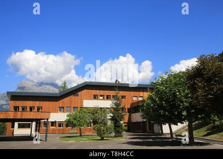Ecole Marie-Paradis. Saint-Gervais-les-Bains. Stockfoto
