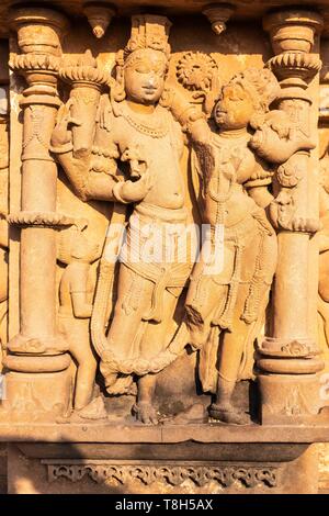 Indien, Rajasthan, Osiyan (oder Osian), das Tor zur Wüste Thar, Sachiya Mata Hindu Tempel Stockfoto