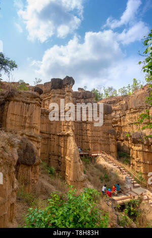 Pha Chor Canyon, der Gradn Canyon von Chiang Mai, Thailand Stockfoto