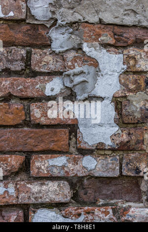 Alte Mauer grunge Texturen Hintergrund. Platz kopieren Stockfoto