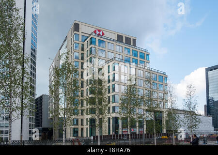 Die neuen HSBC Bank Hauptsitz von Birmingham in der Broad Street, Birmingham Stockfoto