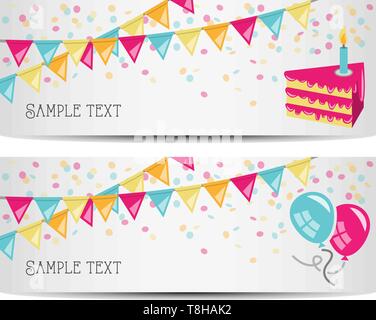 Party banner Vektor Stock Vektor