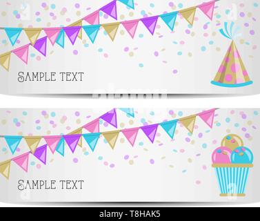 Party banner Vektor Stock Vektor