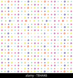 Nahtlose dots Hintergrund Muster Stock Vektor