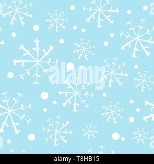 Nahtlose Schnee vector Hintergrund Stock Vektor