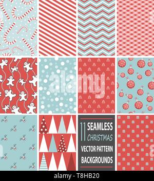 Nahtlose weihnachten Vektor Muster Hintergrund Stock Vektor
