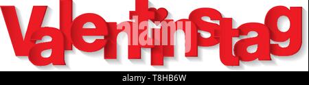Valentines Tag (deutsch) Stock Vektor
