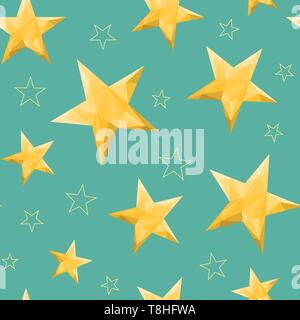 Nahtlose Sterne Muster Hintergrundbild Stock Vektor