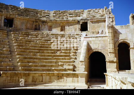 Norden Theater, Jerash, Jordanien, Dzseras, Gerasza, Északi szinház Stockfoto