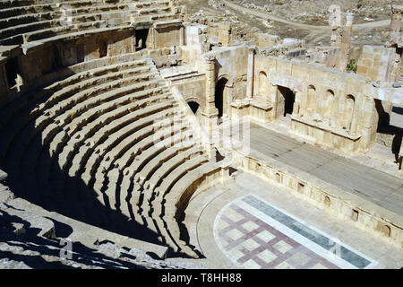 Norden Theater, Jerash, Jordanien, Dzseras, Gerasza, Északi szinház Stockfoto