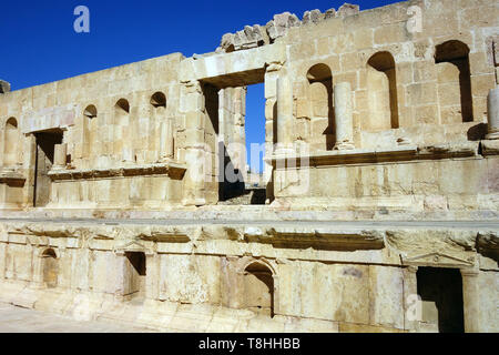 Norden Theater, Jerash, Jordanien, Dzseras, Gerasza, Északi szinház Stockfoto