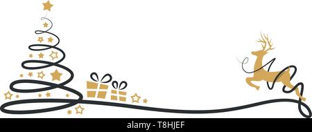 Weihnachtsbaum Vektor-zeichnung Stock Vektor