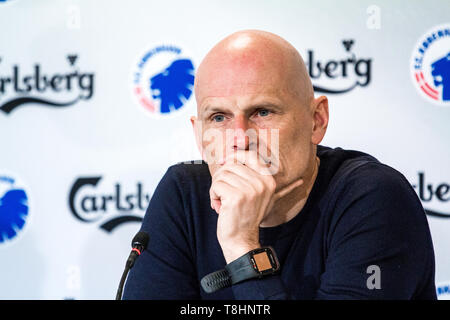 Kopenhagen, Dänemark. 13. Mai, 2019. Dänemark, Kopenhagen - 13. Mai 2019. FC Kopenhagen und football manager Ståle Solbakken haben sich darauf geeinigt, den Vertrag bis zum Sommer 2023 verlängert. (Foto: Gonzales Foto/Alamy leben Nachrichten Stockfoto