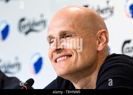 Kopenhagen, Dänemark. 13. Mai, 2019. Dänemark, Kopenhagen - 13. Mai 2019. FC Kopenhagen und football manager Ståle Solbakken haben sich darauf geeinigt, den Vertrag bis zum Sommer 2023 verlängert. (Foto: Gonzales Foto/Alamy leben Nachrichten Stockfoto