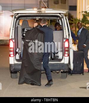 Addis Abeba, Äthiopien. 13. Mai 2019. Queen Maxima der Niederlande kommt an Bole International Airport in Addis Abeba, am 13. Mai 2019, für 2 Tage besuchen Sie in Ihrer Rolle als spezieller Fürsprecher des UN-Generalsekretärs für inklusive Finanzierung für Entwicklung (UNSGSA) Foto: Albert Ph-van der Werf/Niederlande/Point de Vue | Quelle: dpa Picture alliance/Alamy leben Nachrichten Stockfoto