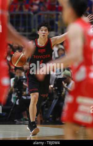 Kanagawa, Japan. 11. Mai, 2019. Yudai Baba (Alvark) Basketball: B. LEAGUE 2018-19 Spiel zwischen Chiba Jets Funabashi 67-71 Alvark Tokio Yokohama Arena in Kanagawa, Japan. Credit: Yoshio Kato/LBA/Alamy leben Nachrichten Stockfoto