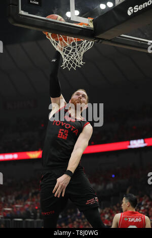 Kanagawa, Japan. 11. Mai, 2019. Alex Kirk (Alvark) Basketball: B. LEAGUE 2018-19 Spiel zwischen Chiba Jets Funabashi 67-71 Alvark Tokio Yokohama Arena in Kanagawa, Japan. Credit: Yoshio Kato/LBA/Alamy leben Nachrichten Stockfoto