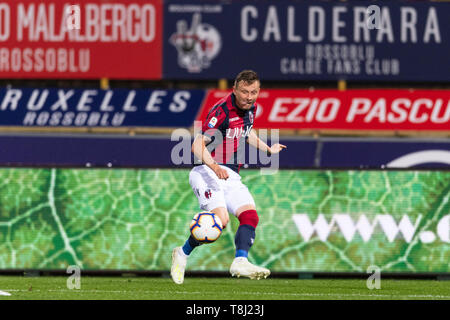 Bologna, Italien. 13. Mai, 2019. Ladislao Krejci (Bologna) während Erie der Italienischen eine "Übereinstimmung zwischen Bologna 4-1 Parma an Renato Dall Ara Stadion am 13. Mai 2019 in Bologna, Italien. Quelle: Lba Co.Ltd./Alamy leben Nachrichten Stockfoto