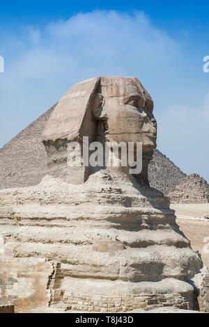 In der Nähe der Großen Sphinx von Gizeh in der Nähe von Kairo, Ägypten Stockfoto