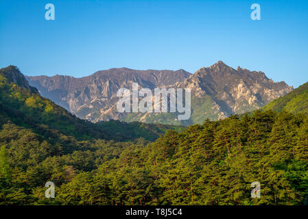 Kumgang mount touristische Region in Nordkorea Stockfoto