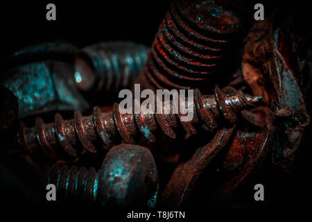 Metall / Eisen Dinge. Stockfoto