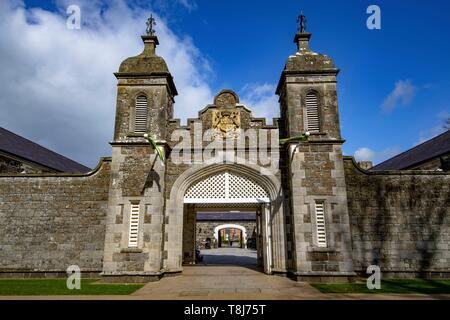 Großbritannien, Nordirland, Ulster, County Antrim, Antrim Schloss und Gärten Stockfoto