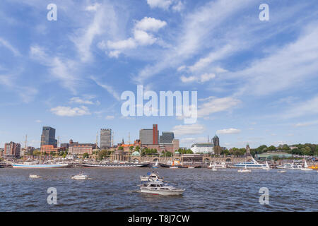 Hafengeburtstag 2019, Elbe, Hafen, Hamburg, Deutschland, Europa Stockfoto