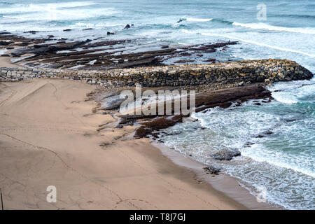 North Beach in Ericeira. Dorf in der Nähe von Lissabon. Portugal Stockfoto