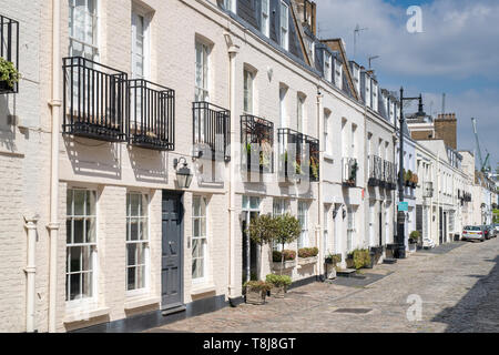 Eaton mews Nord, Lyall Street, Belgravia, London, England Stockfoto