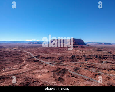 Luftaufnahme des Monument Valley, Arizona, USA Stockfoto